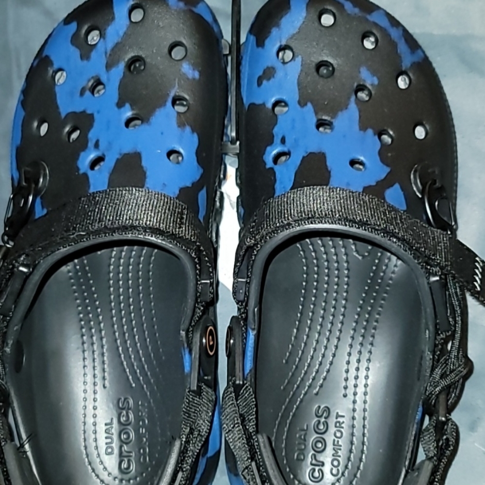 Postmalone crocs (brand new never worn)